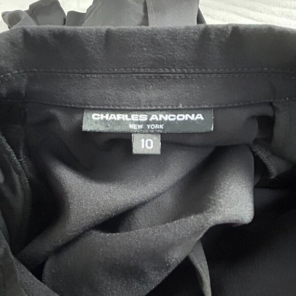 Charles Ancona New York Womens Black Single Breasted Equestrian Blazer Size 10 - Picture 3 of 11